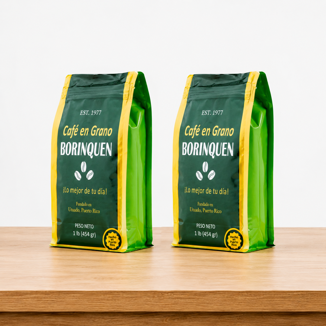 Whole Beans Borinquen 16 oz- Two Pack