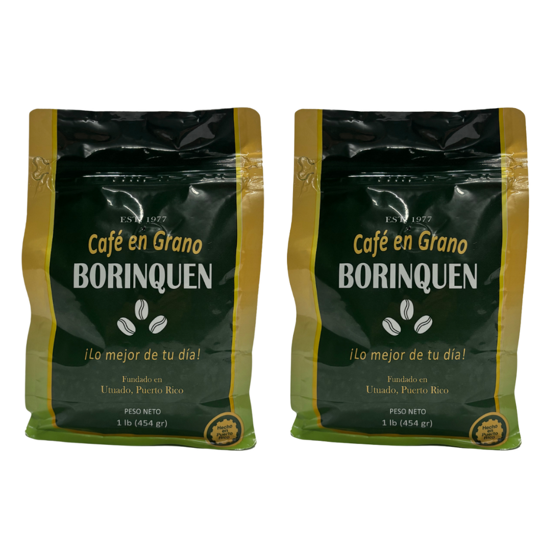 Whole Beans Borinquen 16 oz- Two Pack